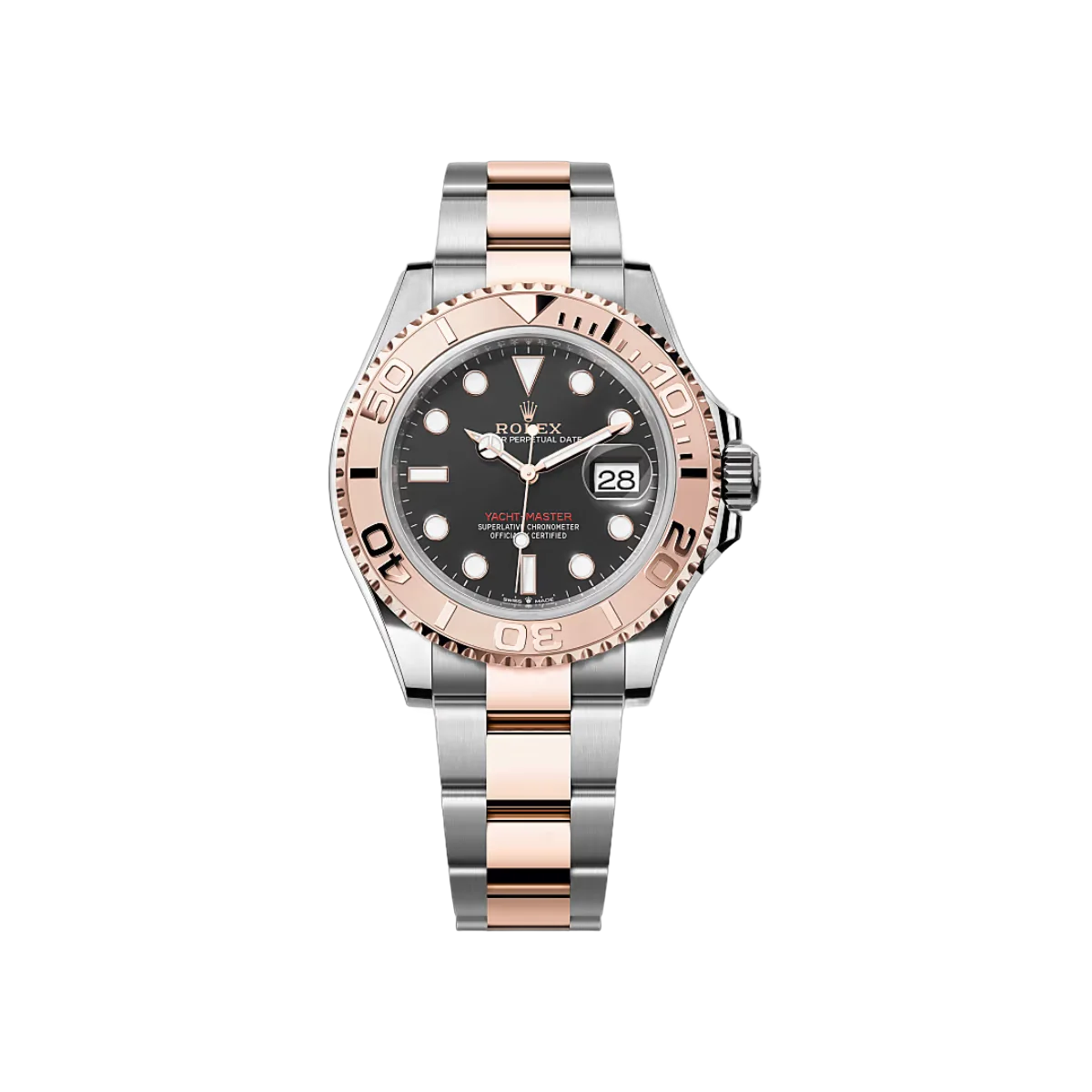 Rolex Yacht Master 126621-0002 Dial 40mm Oystersteel And 18K Rose Gold Men's Watch