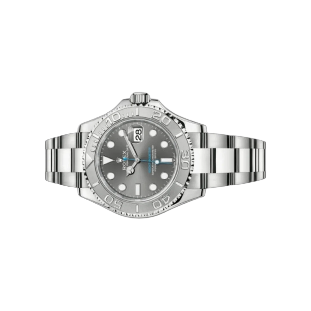 Rolex Yacht-Master 126622-0001 Dunkles Rhodium Platin Lünette Oystersteel 40mm Graues Zifferblatt Herrenuhr