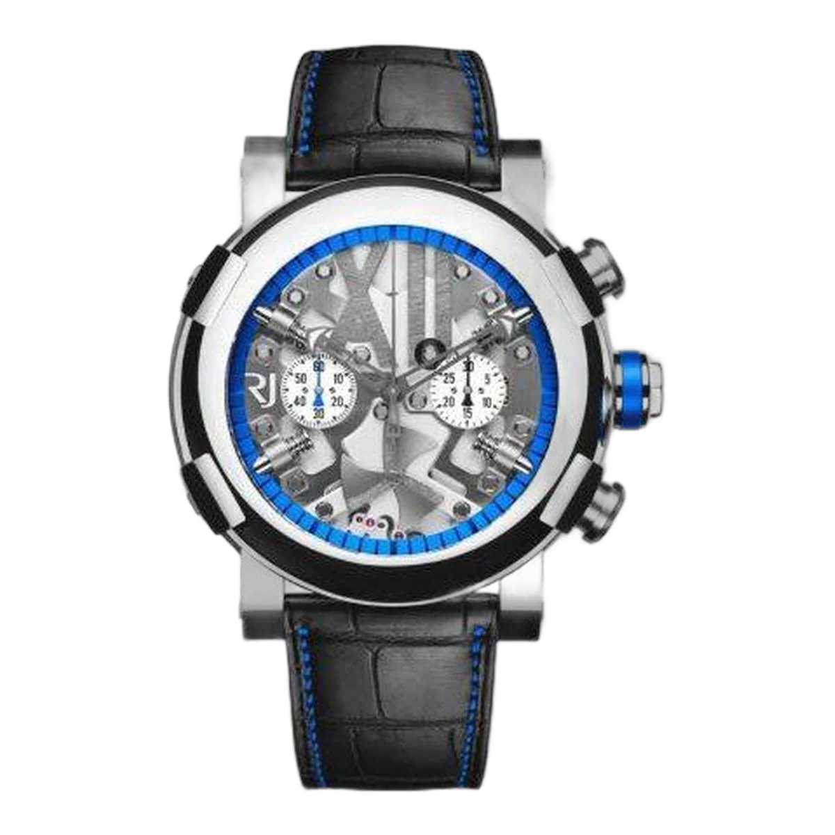 Romain Jerome Steampunk Chronograph 50 mm Herrenuhr aus Edelstahl