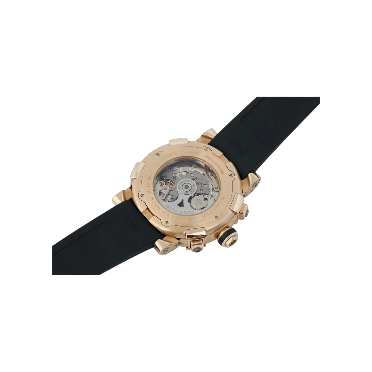 Romain Jerome Titanic DNA CH.T.OXY3.2222.00.BB Chronograph 50mm Black Dial Limited Edition Mens Watch