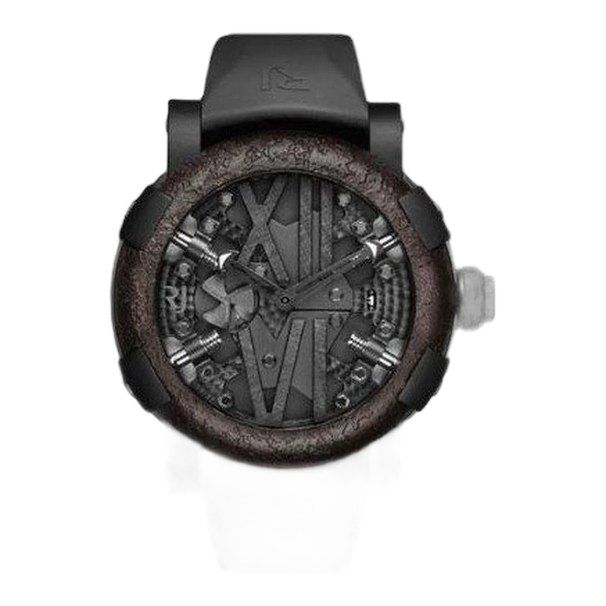 Romain Jerome Titanic DNA Steampunk 50 mm Herrenuhr aus PVD-beschichtetem Edelstahl