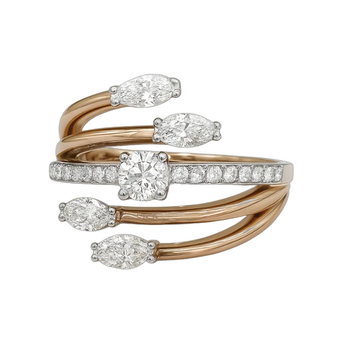 RUNDER RING-HRD-F-G/VVS-VS 1.21 CTS- A45R,Gesamtgewicht -6.76gm