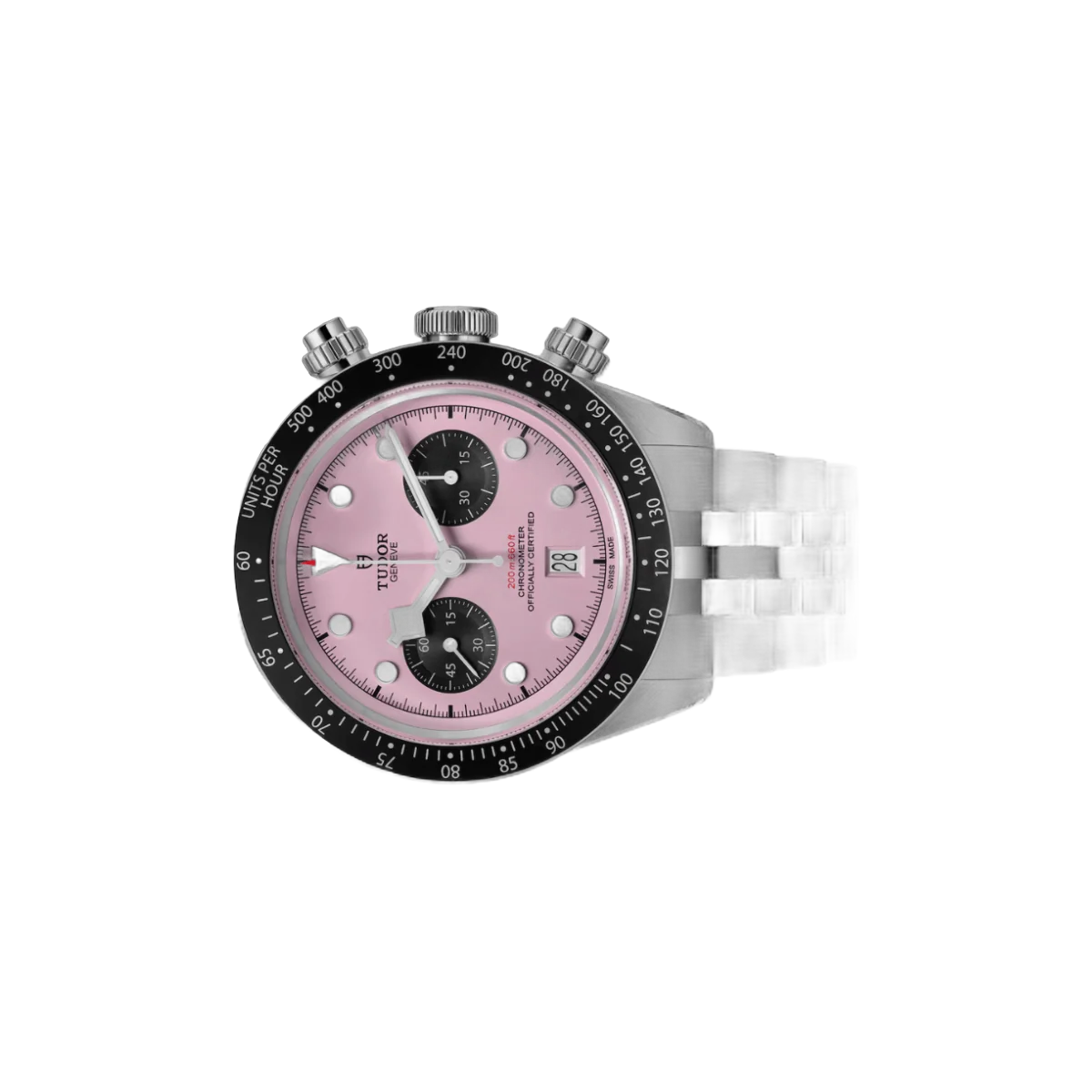 Tudor Black Bay Chrono M79360N-0019 Stainless Steel 41mm Inter Miami Pink Dial Men's Watch