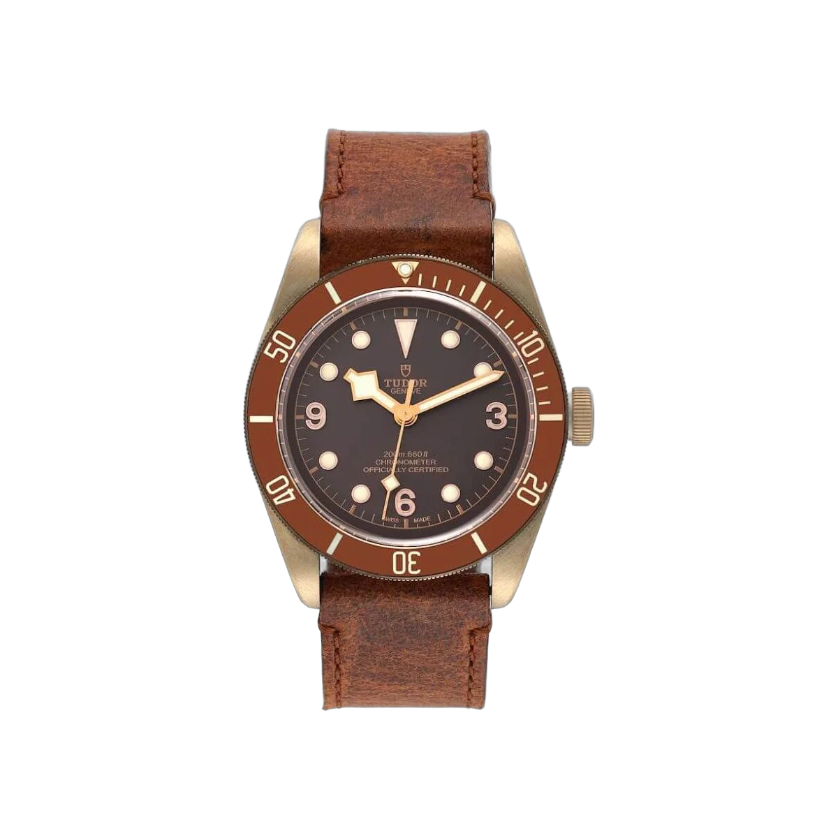 Tudor Heritage 79250BM-0001 Aluminium Bronze Alloy 43mm Brown Dial Men's Watch