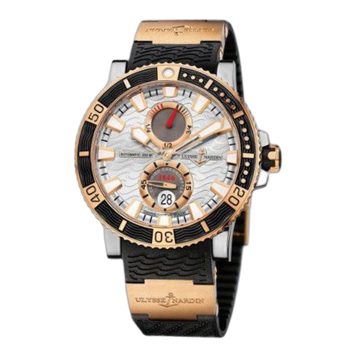 Ulysse Nardin Maxi Marine Titanium &Amp; 18Kt Rose Gold 45Mm Men's Watch