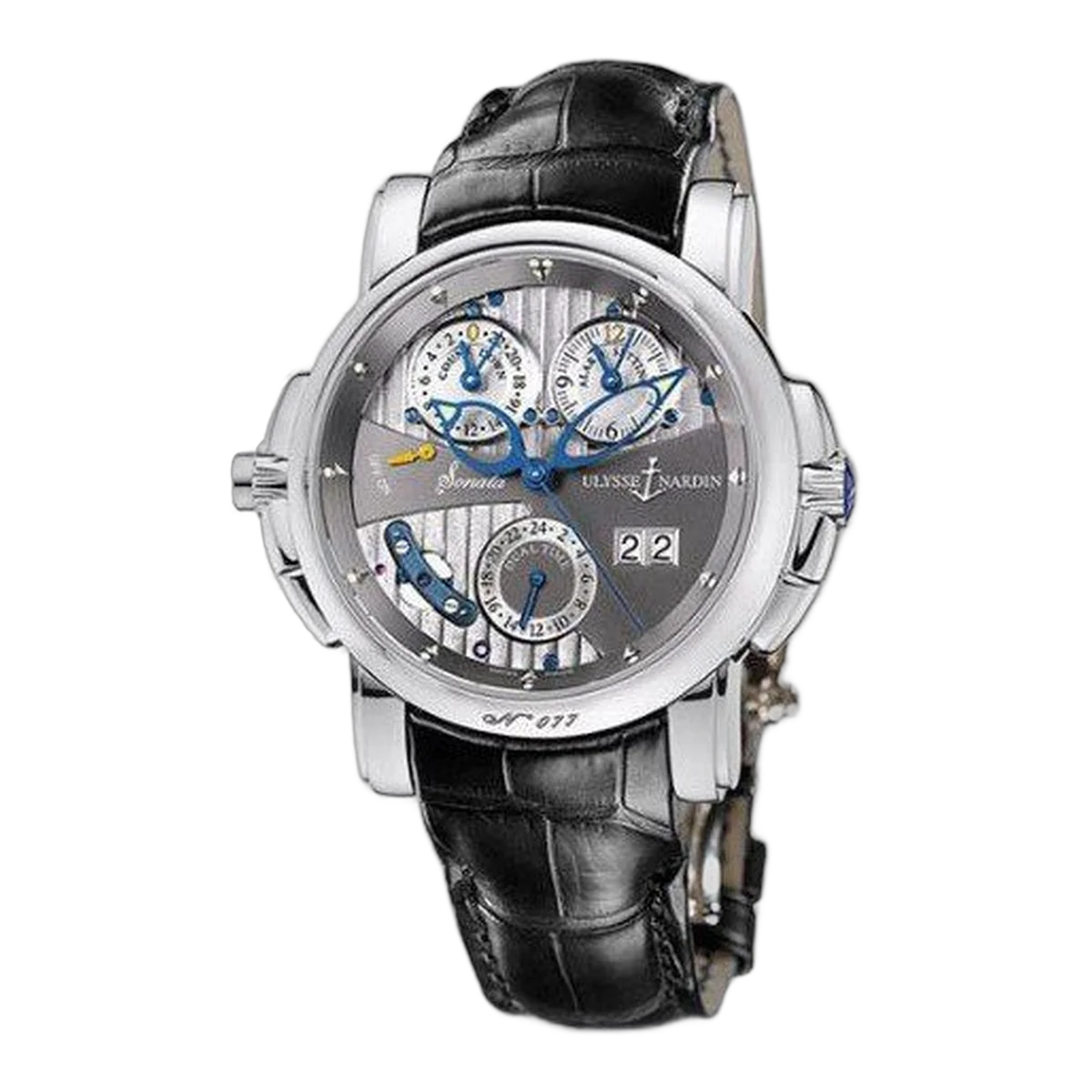 Ulysse Nardin Sonata Herrenuhr 18 Karat Weißgold 42 mm