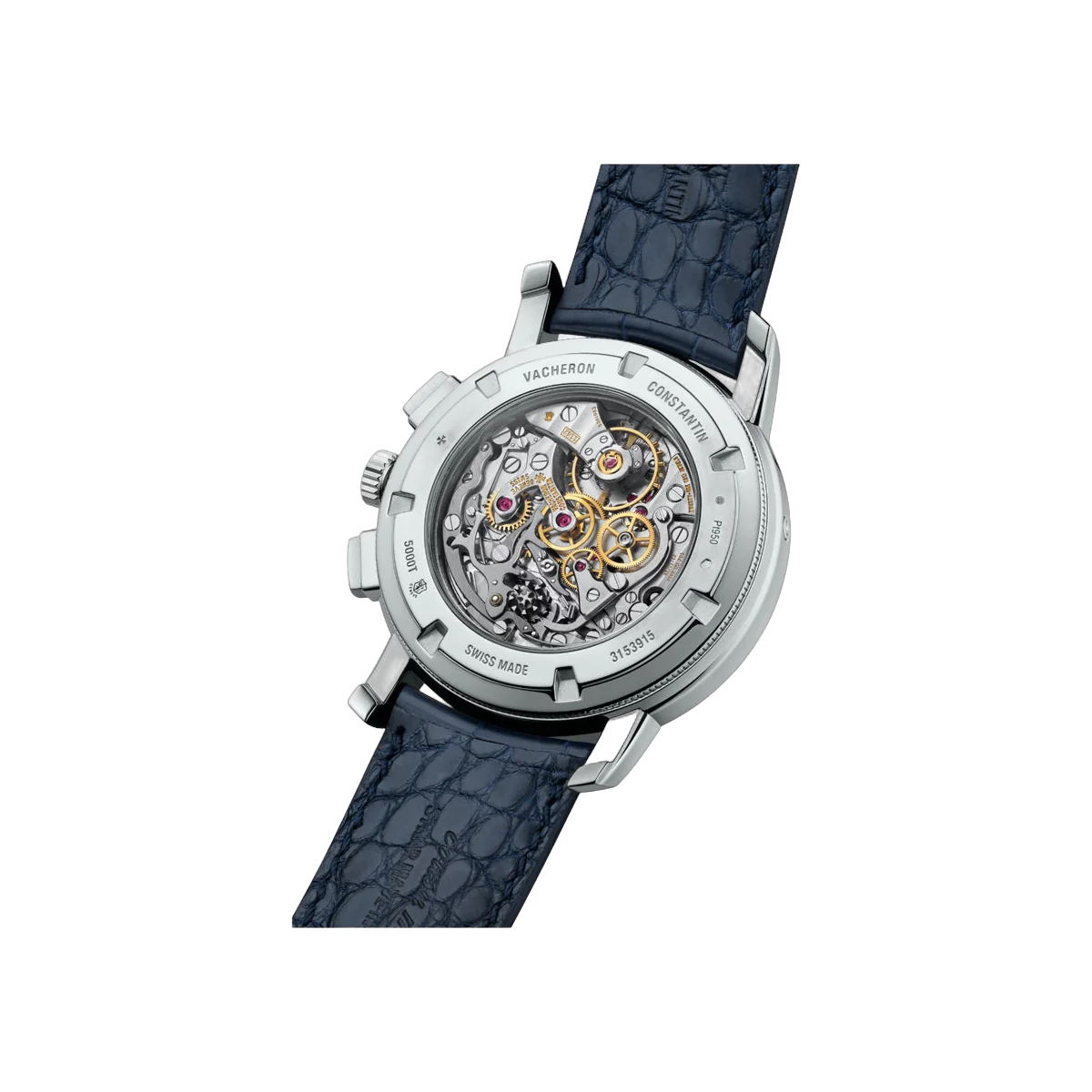 Vacheron Constantin Traditionnelle 5000T/000P-B975 Platin Perpetual Calendar 43mm Lachsfarbenes Zifferblatt Herrenuhr