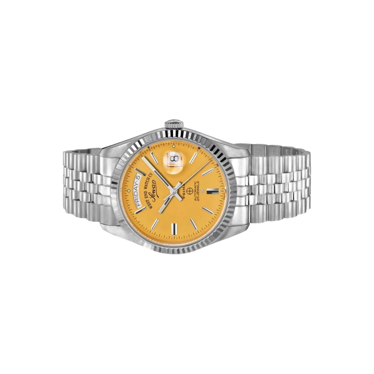 West End Watch Co. 6868.10.3338 Sowar Prima 黄色索引表盘 Jubilee 手链男士手表