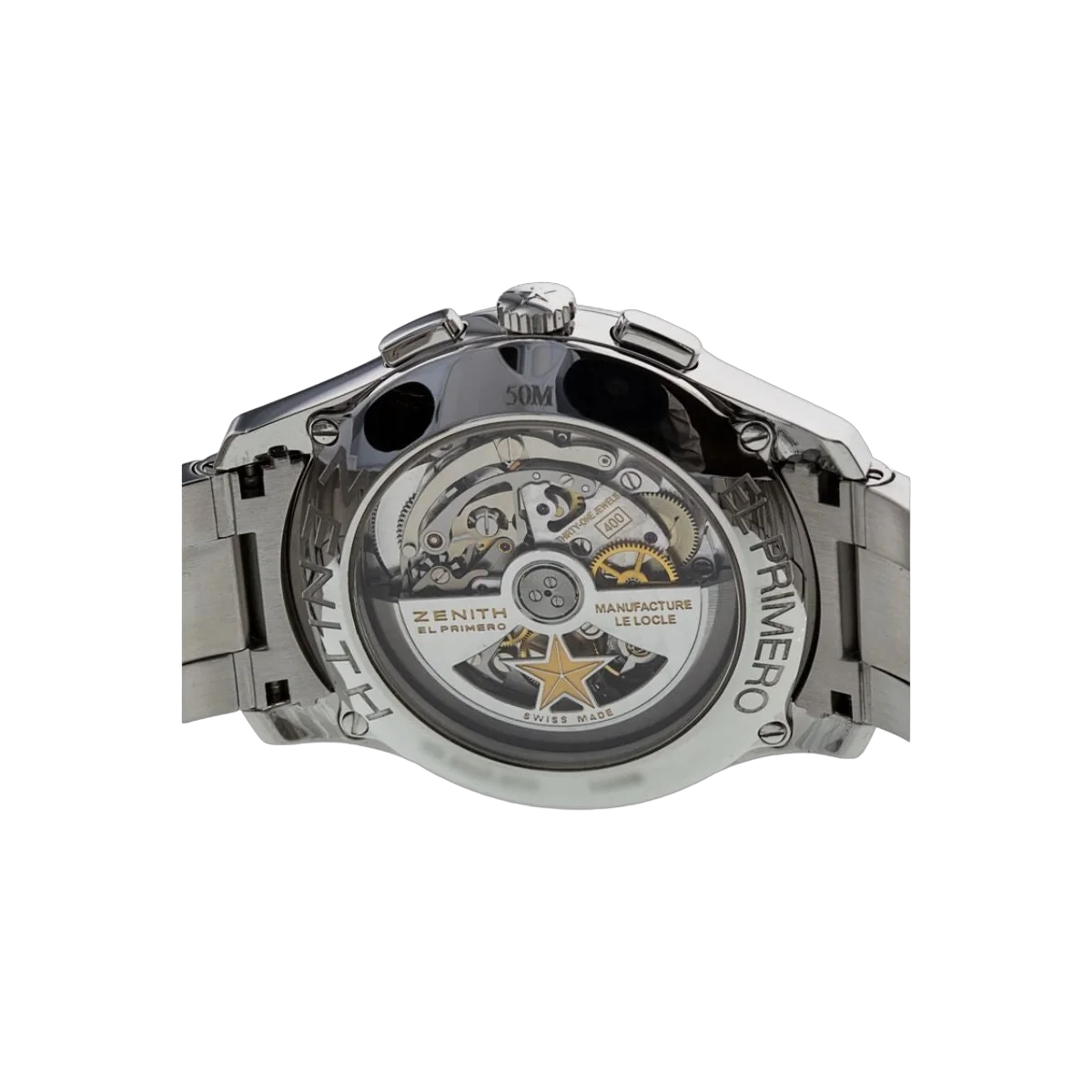 Zenith Captain 03.2110.400/01.M2110 Silver Dial Chronograph 42Mm Stainless Steel Men’s Watch – additional product photo 4