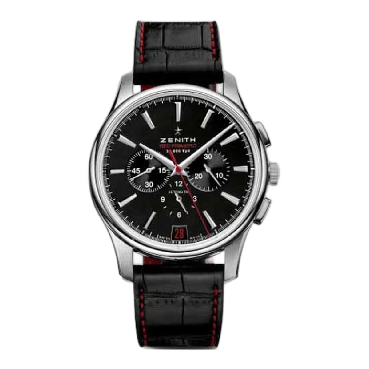 Zenith Captain 03.2115.400/21.C703 Black Dial Chronograph Limited Edition 42Mm Stainless Steel Men's Watch