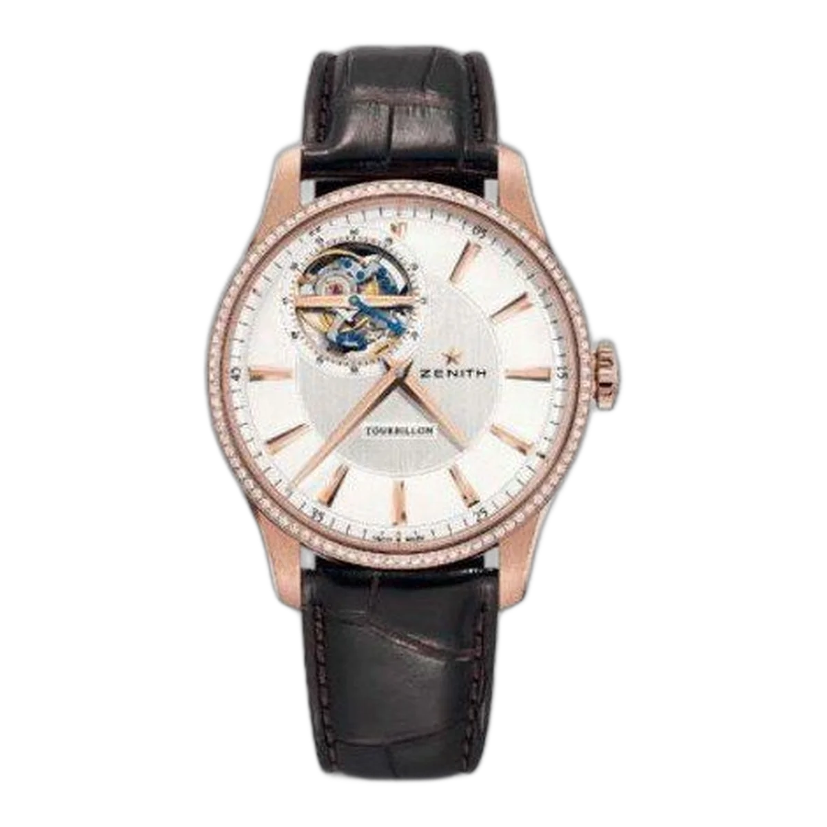 Zenith Tourbillon 18Kt Rose Gold 40Mm Men's Watch