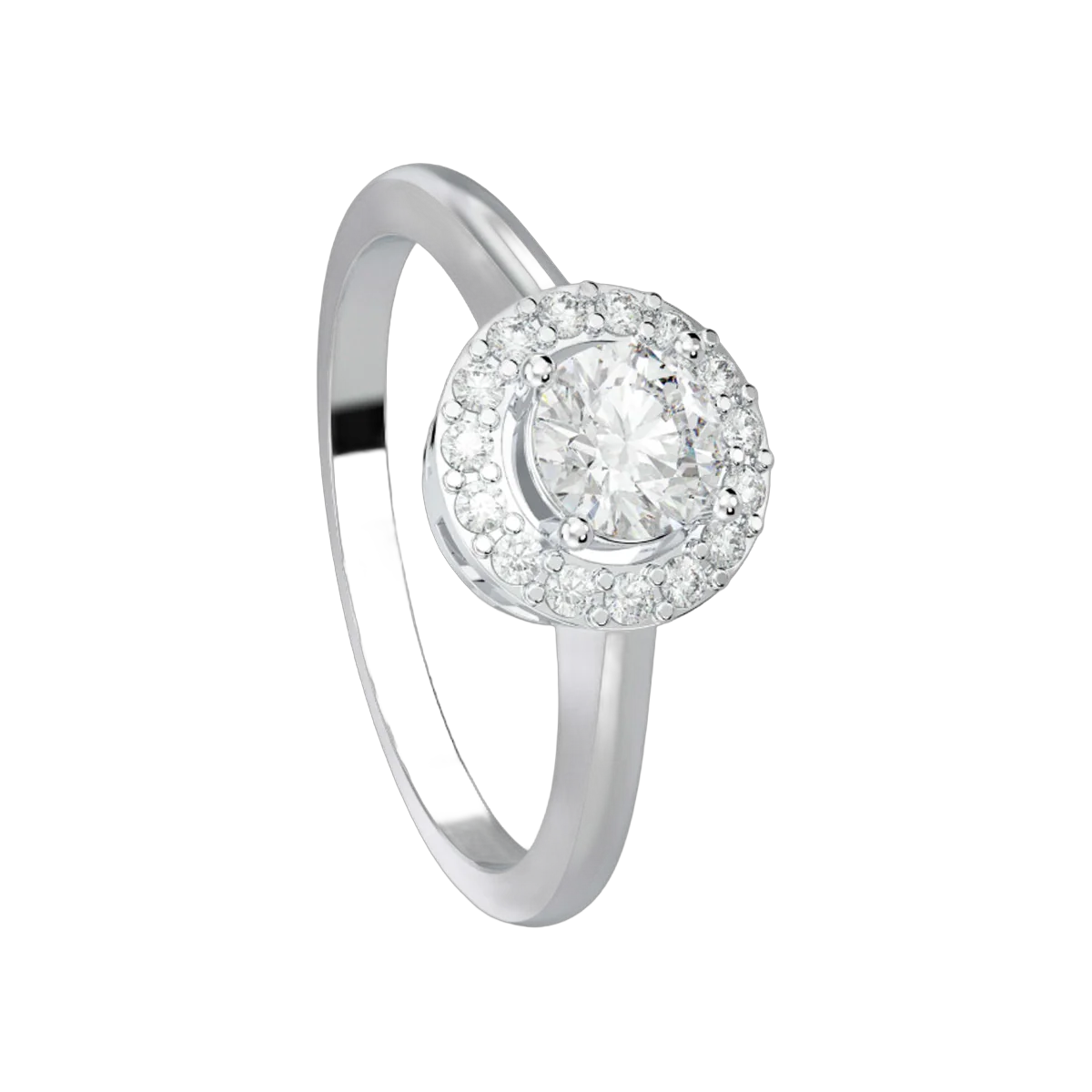 30 PTR RD RING- HRD- E-G/VVS-SI 0.41 CTS- 82430R,Gesamtgewicht - 2.47gm