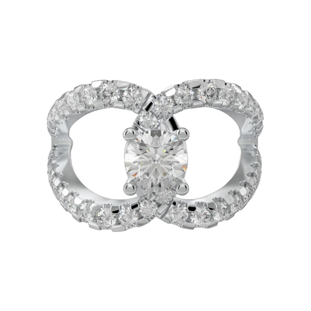 50 Ptr Ring -1.13 CTS- HRD-F-G/SI 775R,Total Wt - 4.70gm