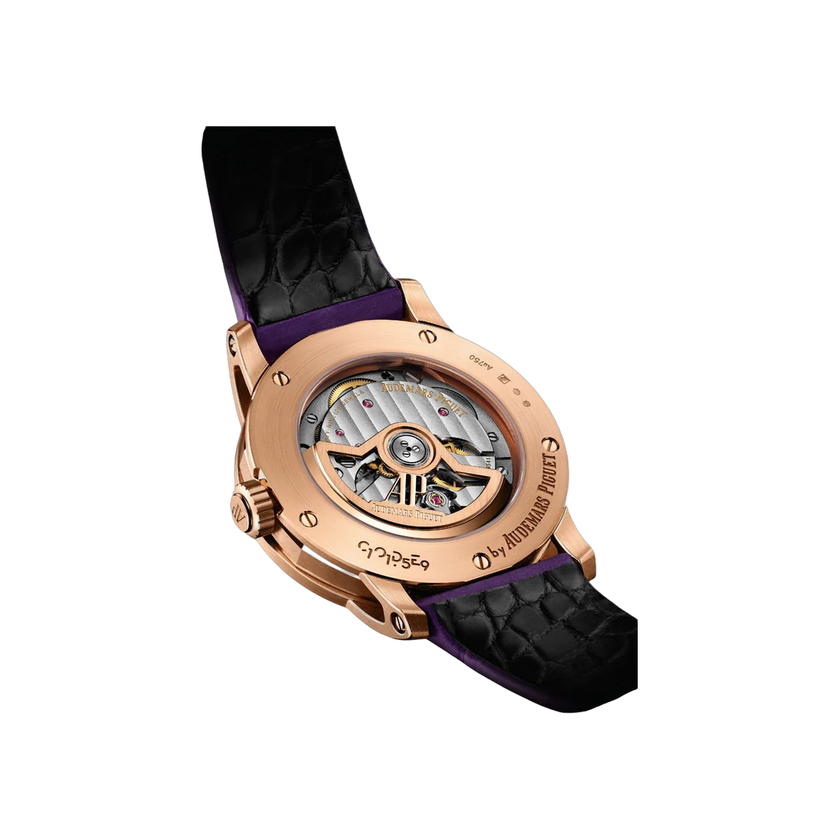 Audemars Piguet Code 11.59 - 77410OR.OO.A623CR.01 Rose Gold 38mm Purple Dial Ladies Watch