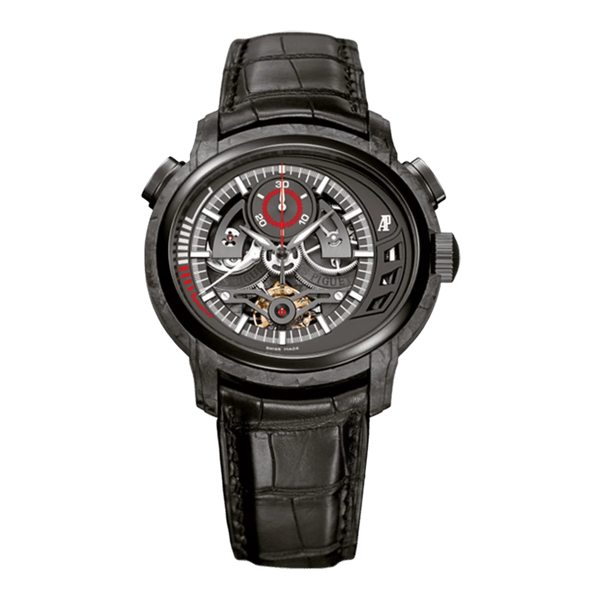 Audemars Piguet Millenary 26152AU.OO.D002CR.01 Tourbillon Forged Carbon 42 mm Skelettzifferblatt Herrenuhr