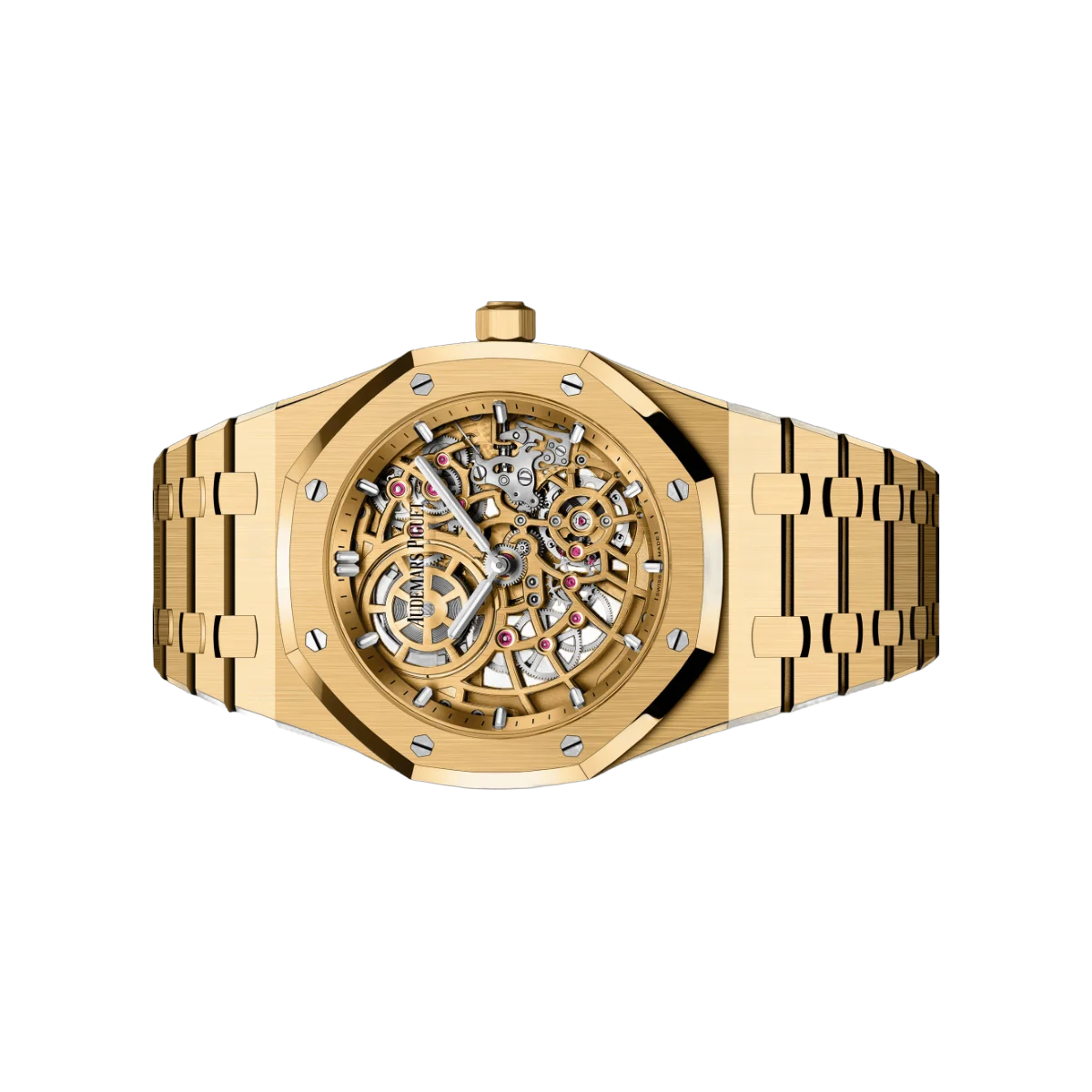 Audemars Piguet Royal Oak 16204BA.OO.1240BA.01 „Jumbo“ Extra-Dünn Skelettiert