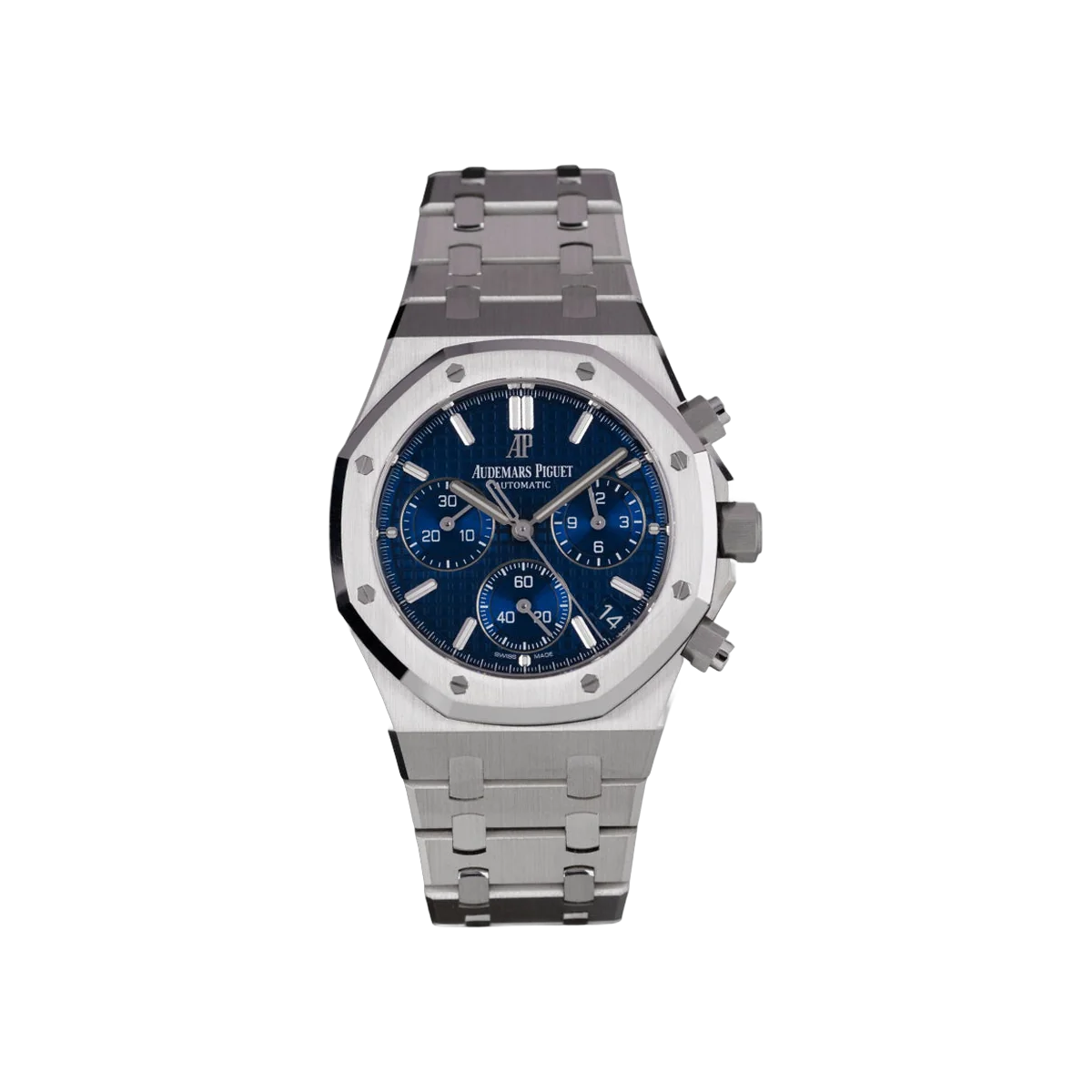 Audemars Piguet Royal Oak 26239BC.OO.1220BC.01 Chronograph 41mm Weißgold / Blaues Zifferblatt Limitiert auf 222 Stück Herrenuhr