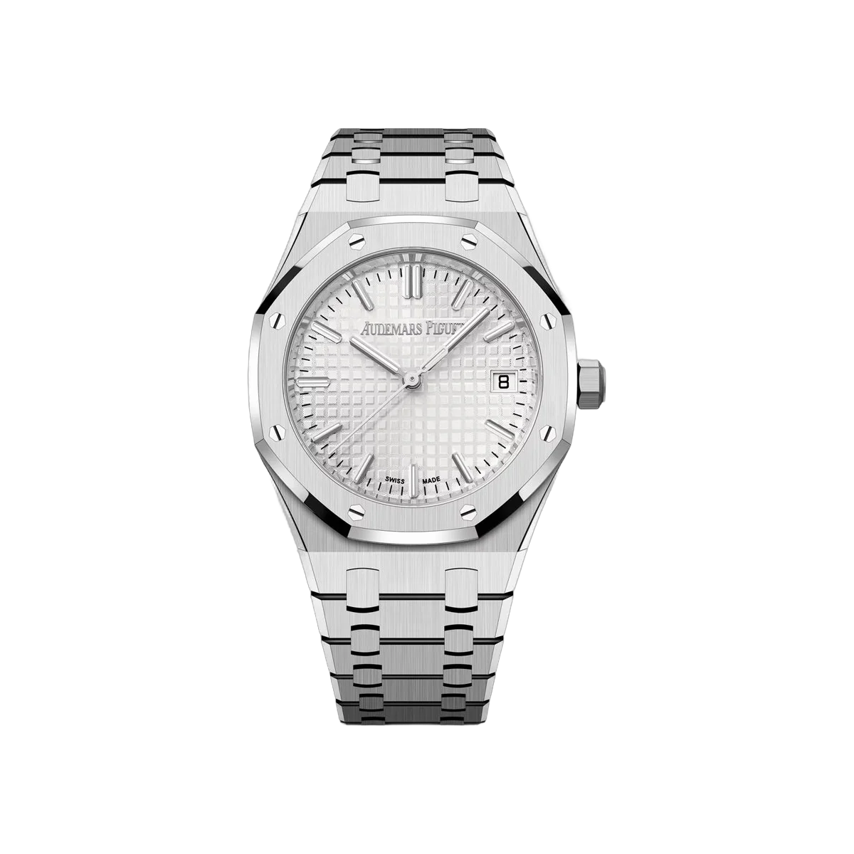Audemars Piguet Royal Oak 77450ST.OO.1361ST.01 Stainless Steel 34mm Silver Dial Ladies Watch