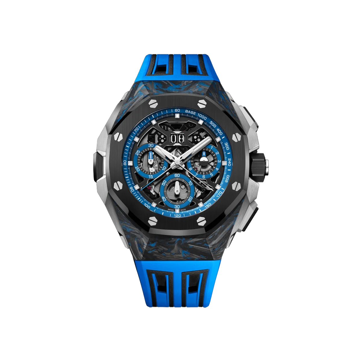 Audemars Piguet Royal Oak Concept Split-Seconds 26650FO.OO.D353CA.01 CFT Carbon 43mm Skeleton Dial Men's Watch
