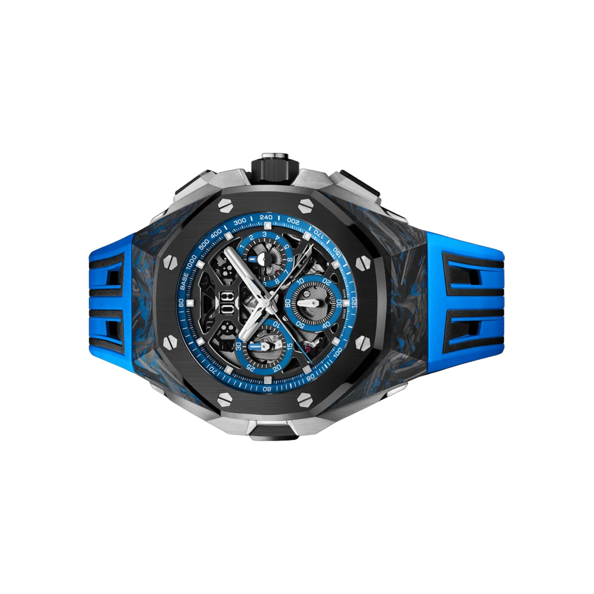 Audemars Piguet Royal Oak Concept Split-Seconds 26650FO.OO.D353CA.01 CFT Carbon 43mm Skeleton Dial Men's Watch
