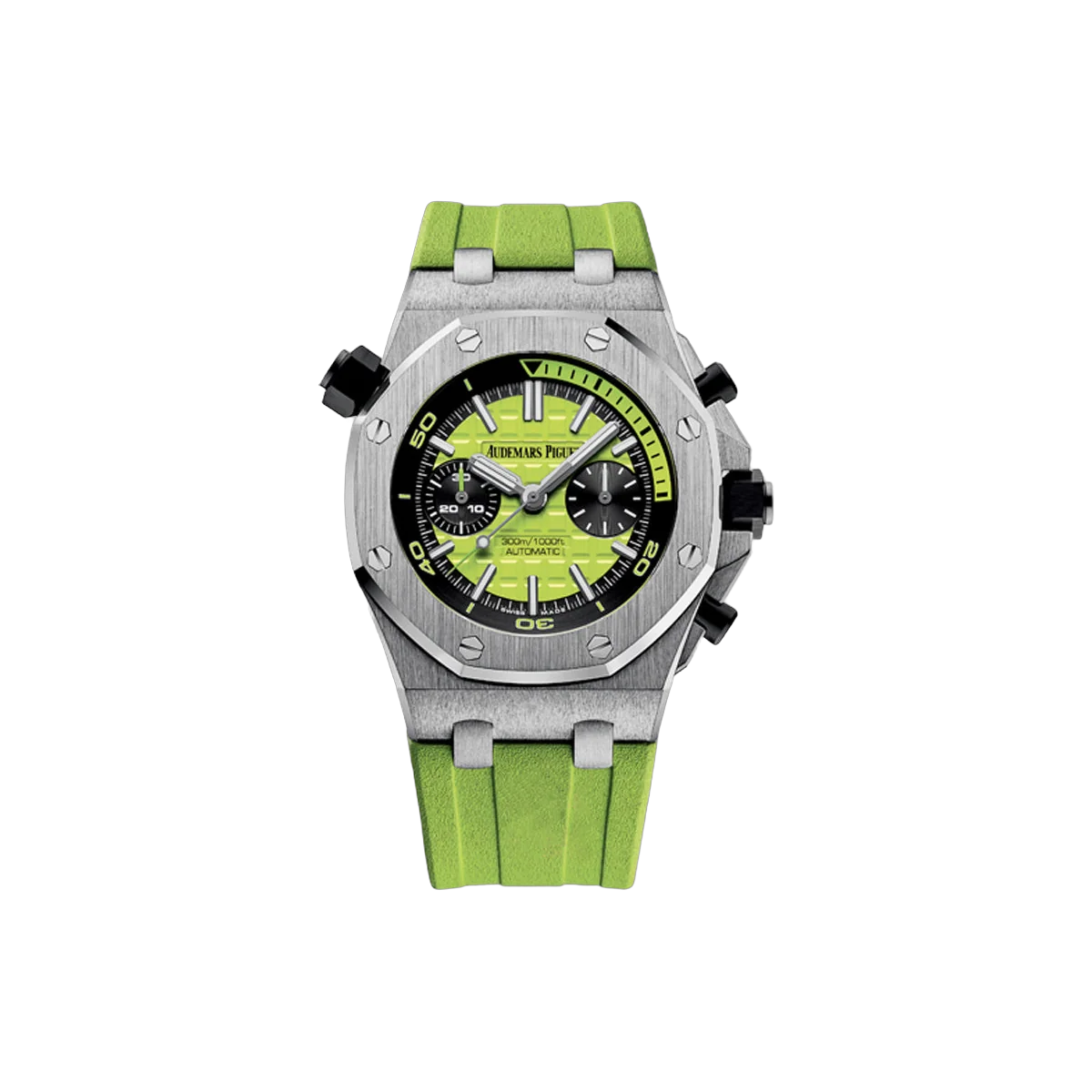 爱彼 Royal Oak Offshore Diver 26703ST.OO.A038CA.01 计时码表 42mm 绿色限量版