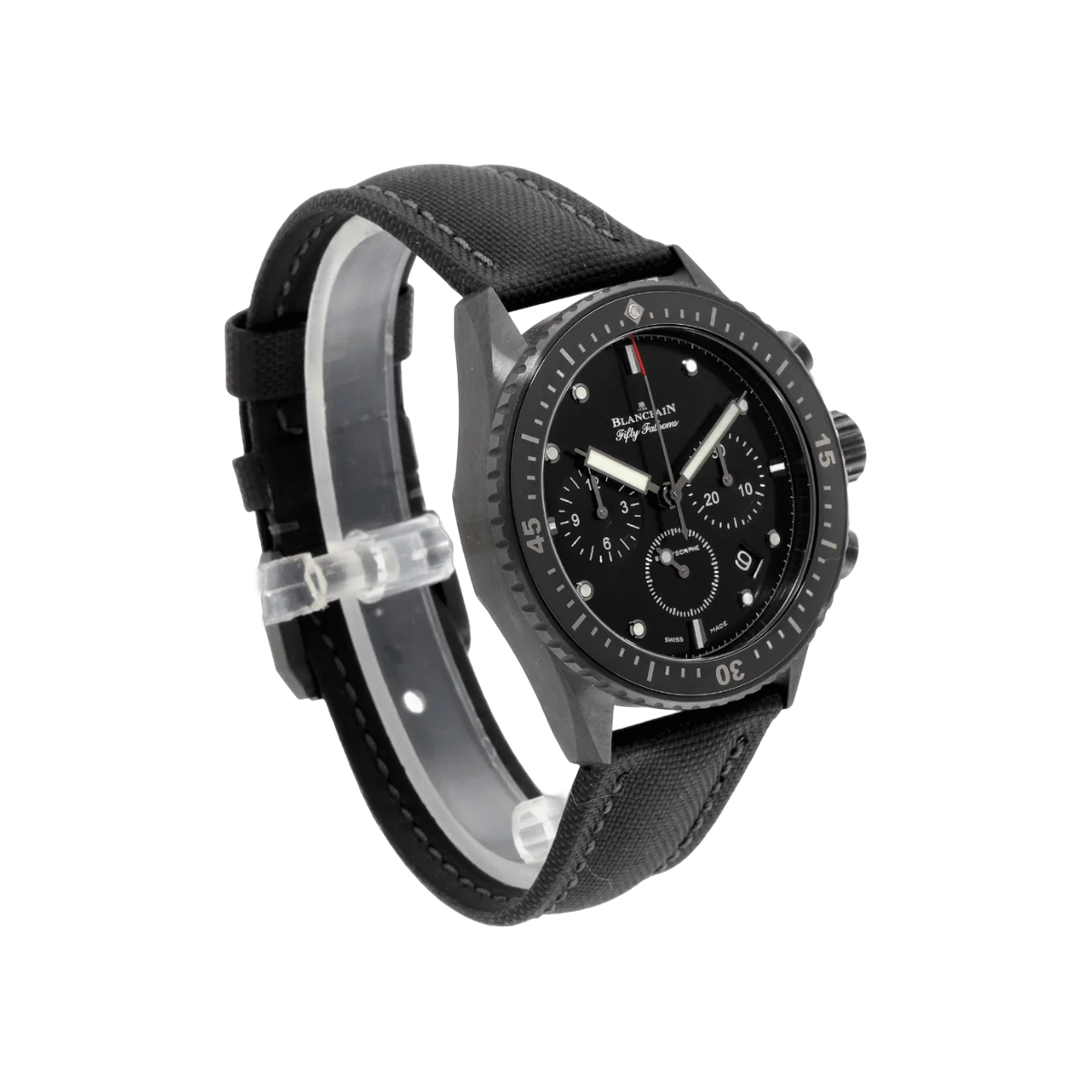 Blancpain Fifty Fathoms Bathyscaphe 5200-0130-B52A Chronograph Flyback Schwarze Keramik Schwarzes Zifferblatt