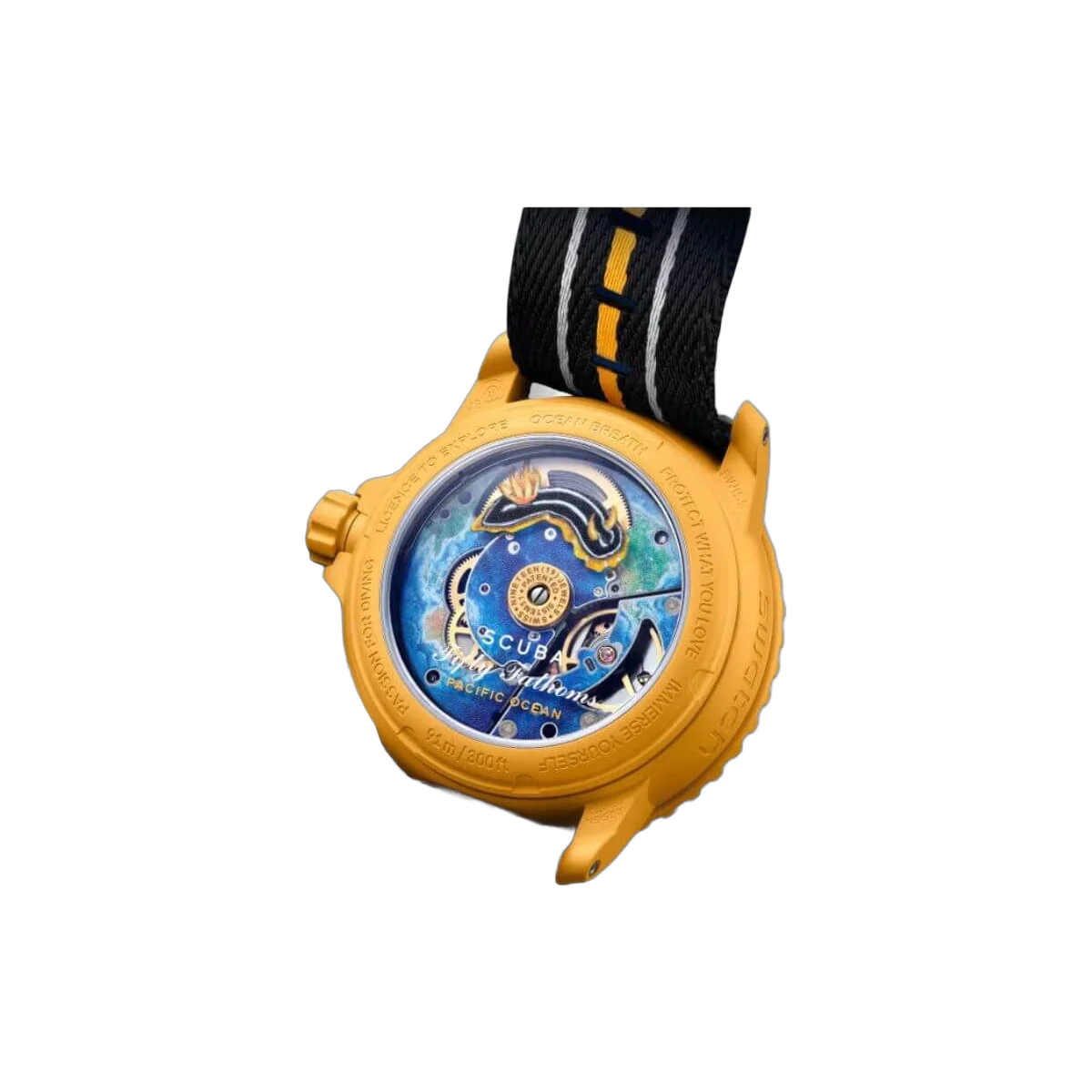 Blancpain x Swatch Pacific Ocean SO35P100 Scuba Fifty Fathoms Collection