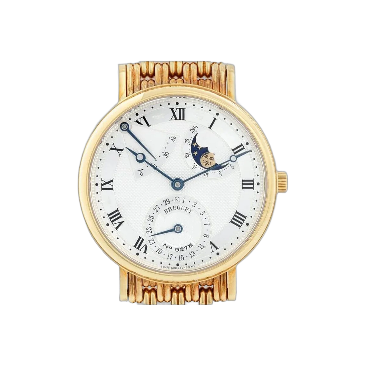 Breguet Classique 3130BA/11/AA0 Automatik-Uhr mit Gangreserve, silbernem Zifferblatt, 39 mm, Unisex
