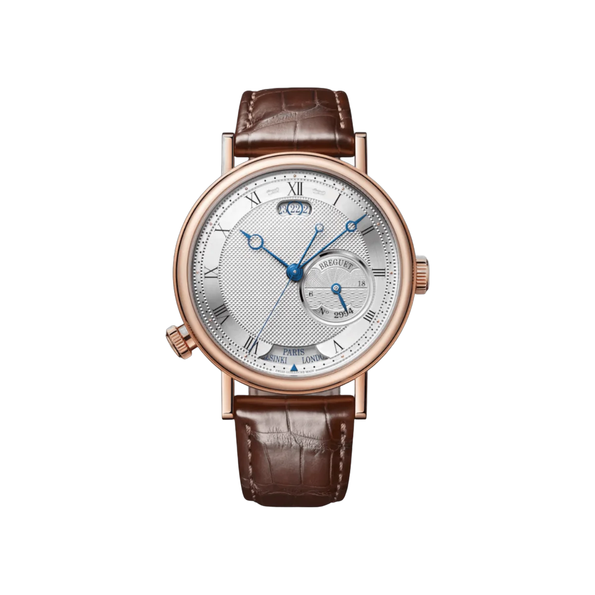 Breguet Classique Hora Mundi 5727BR/12/9ZU 18K Rose Gold Silver Dial