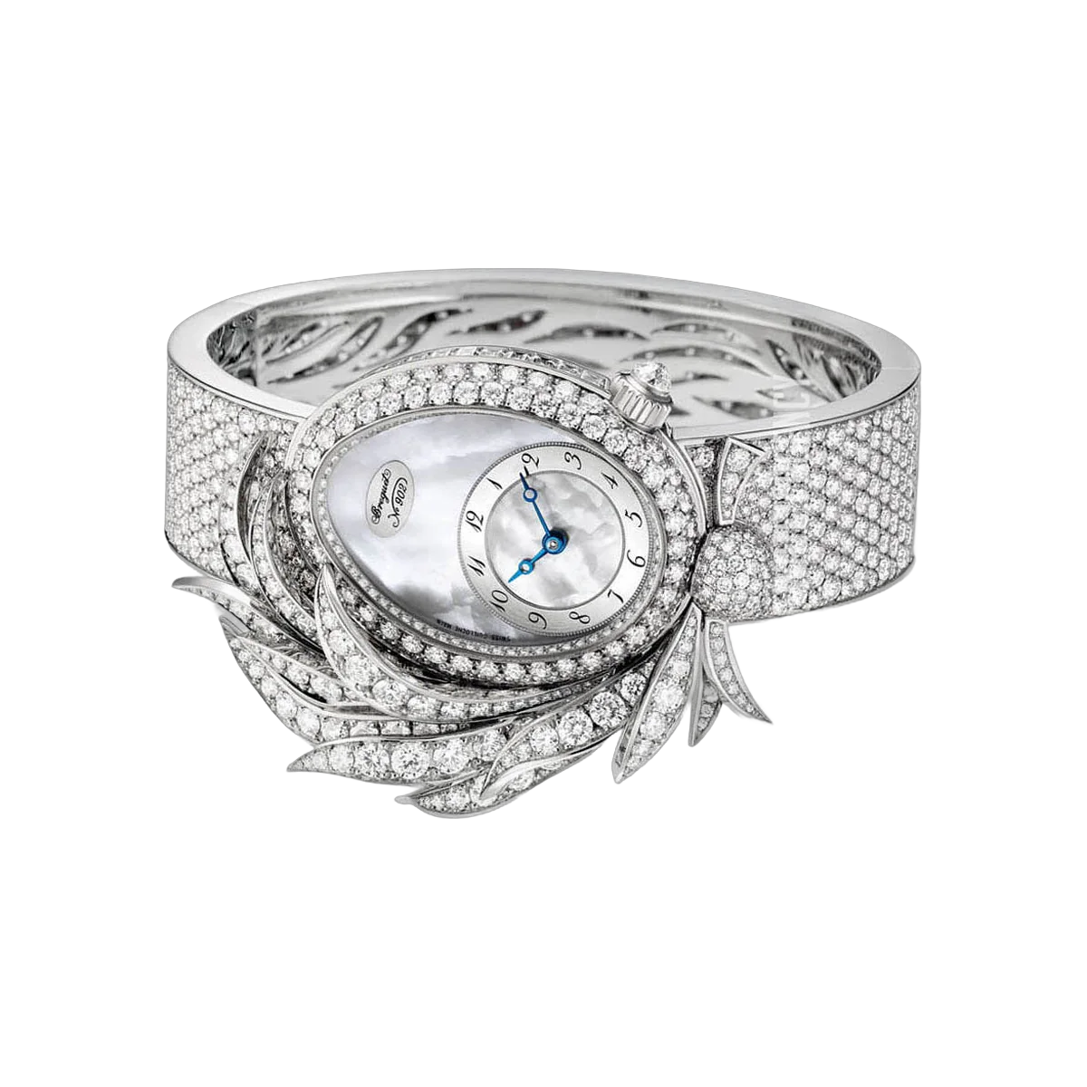 Breguet Rêve De Plume Haute Joaillerie High Jewellery GJE15BB20.8924/M01 White Gold 34mm MOP Dial Ladies Watch