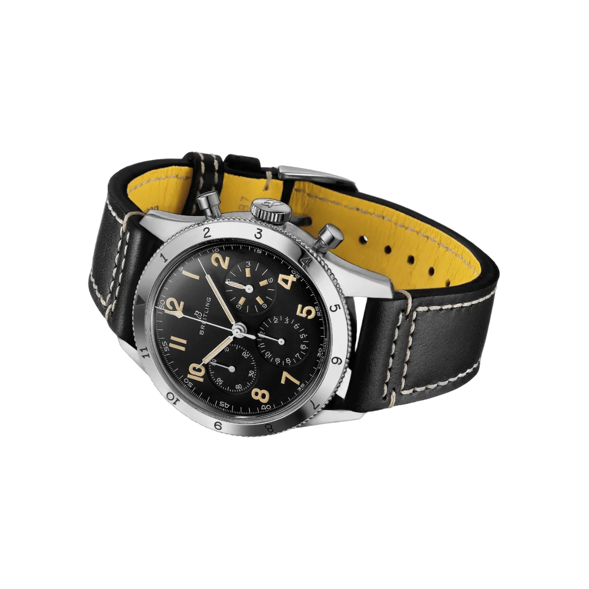 Breitling AVI 1953 Re-Edition AB0920131B1X1 41mm Black Dial Mens Watch