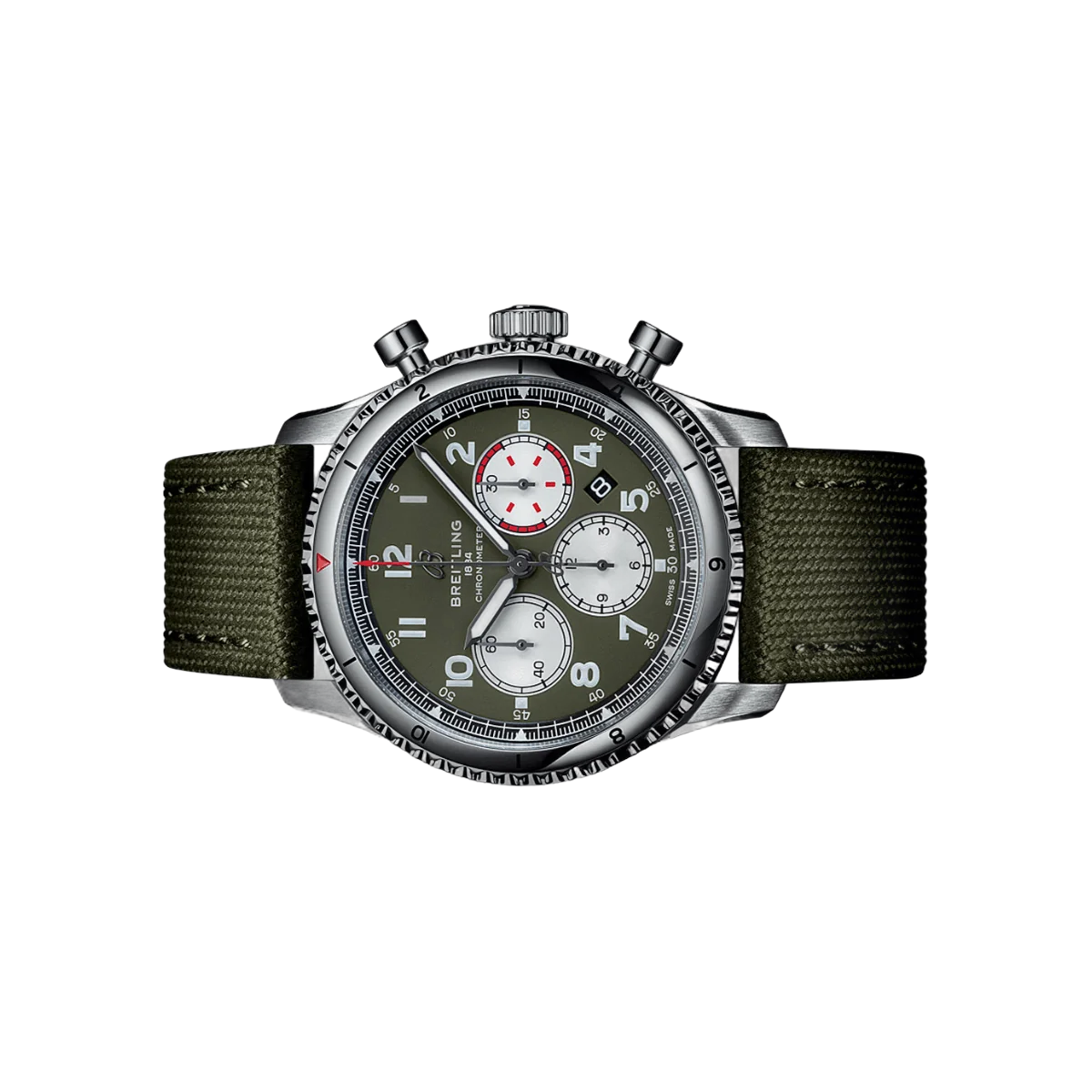 Breitling Aviator 8 B01 Chronograph AB01192A1L1X2 43mm Green Dial Mens Watch – additional product photo 2