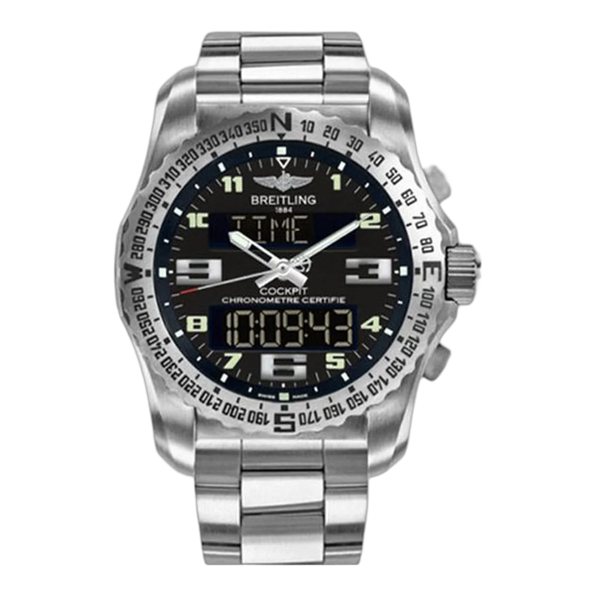Breitling Cockpit B50 Volcano Black 46Mm Titanium Men's Watch
