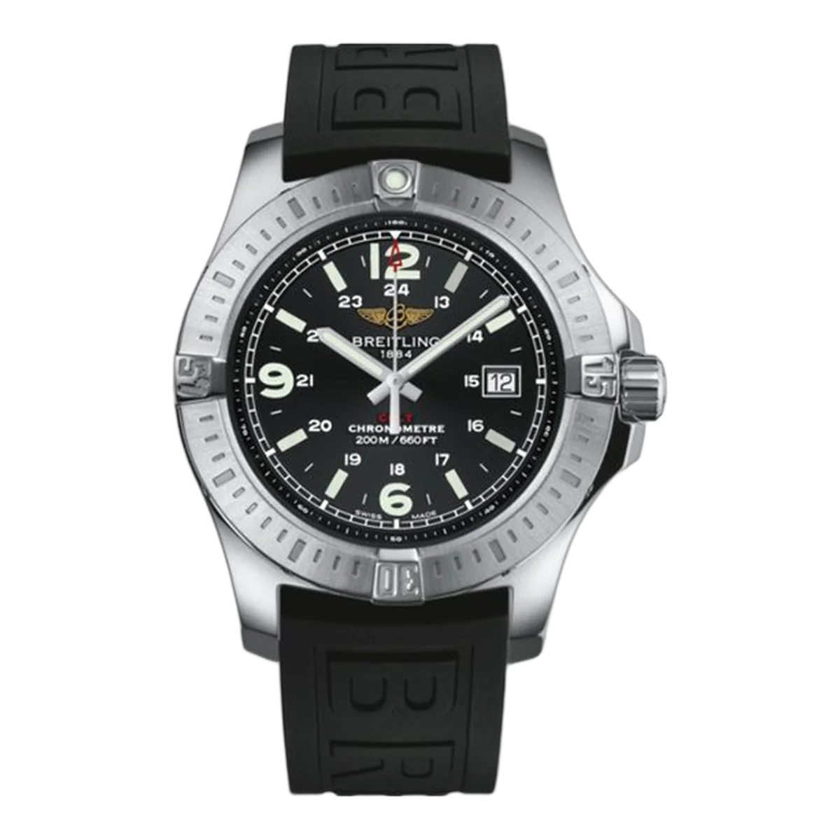 Breitling Colt Quartz Volcano Black 44Mm Stainless Steel Men's Watch