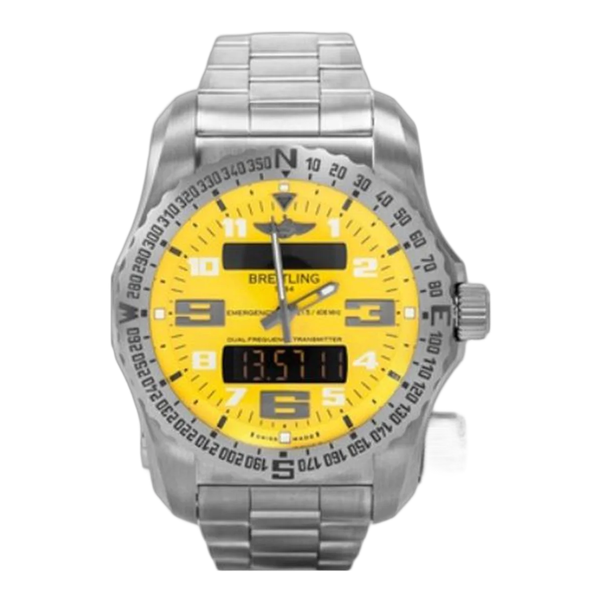 Breitling Emergency Ii Yellow 51Mm Men's Watch