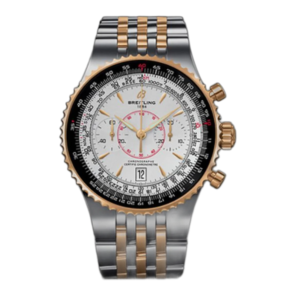 Breitling Montbrillant Le Grande Steel &amp; Yellow Gold Men's Watch