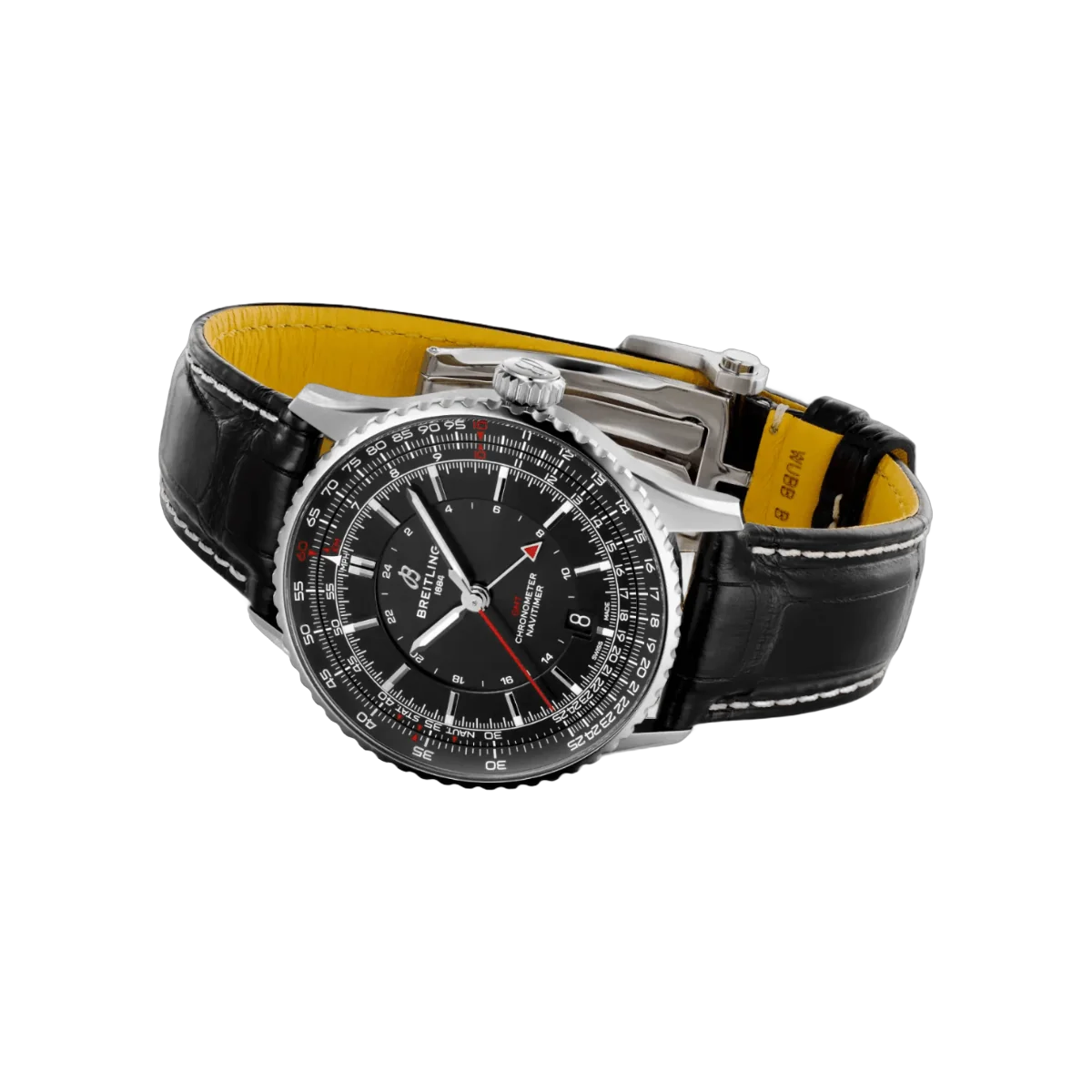 Breitling Navitimer Automatic GMT A32310251B1P1 41mm Black Dial Mens Watch