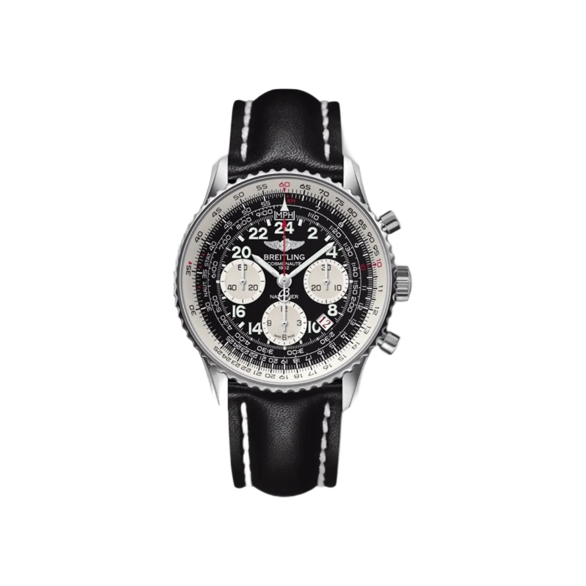 Breitling Navitimer Cosmonaute BB01 AB021012BB59BKLT 41mm Black Dial Mens Watch