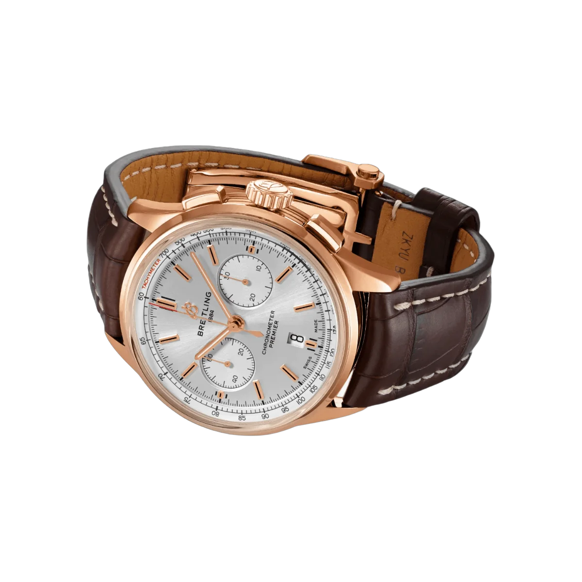 Breitling Premier B01 Chronograph RB0118371G1P1 42mm Herrenuhr mit grauem Zifferblatt