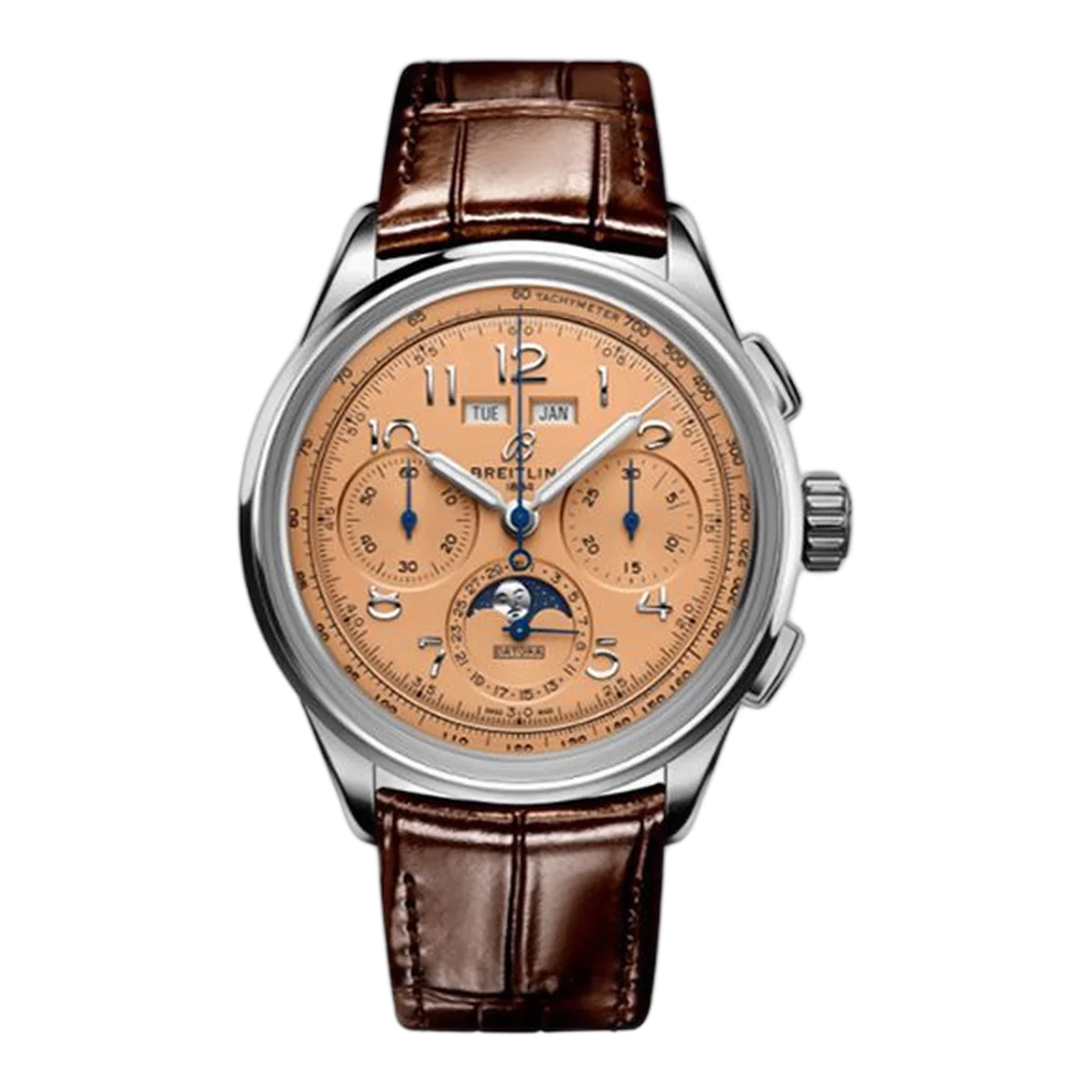 Breitling Premier B25 Datora 42Mm Stainless Steel-Copper Men's Watch