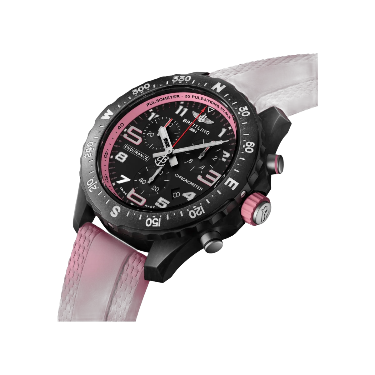 百年灵 Professional Endurance Pro X83310D41B1S1 Breitlight 38 毫米黑色表盘女式手表