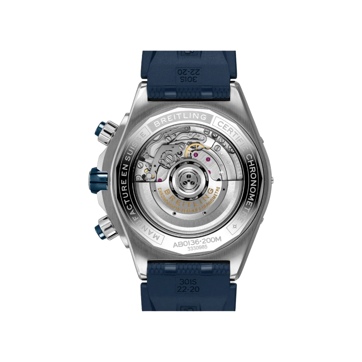 Breitling Super Chronomat B01 AB0136161C1S1 Herrenuhr mit blauem Zifferblatt 44mm