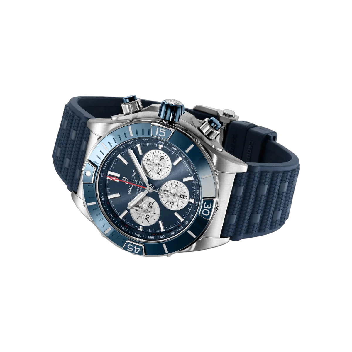 Breitling Super Chronomat B01 AB0136161C1S1 Herrenuhr mit blauem Zifferblatt 44mm