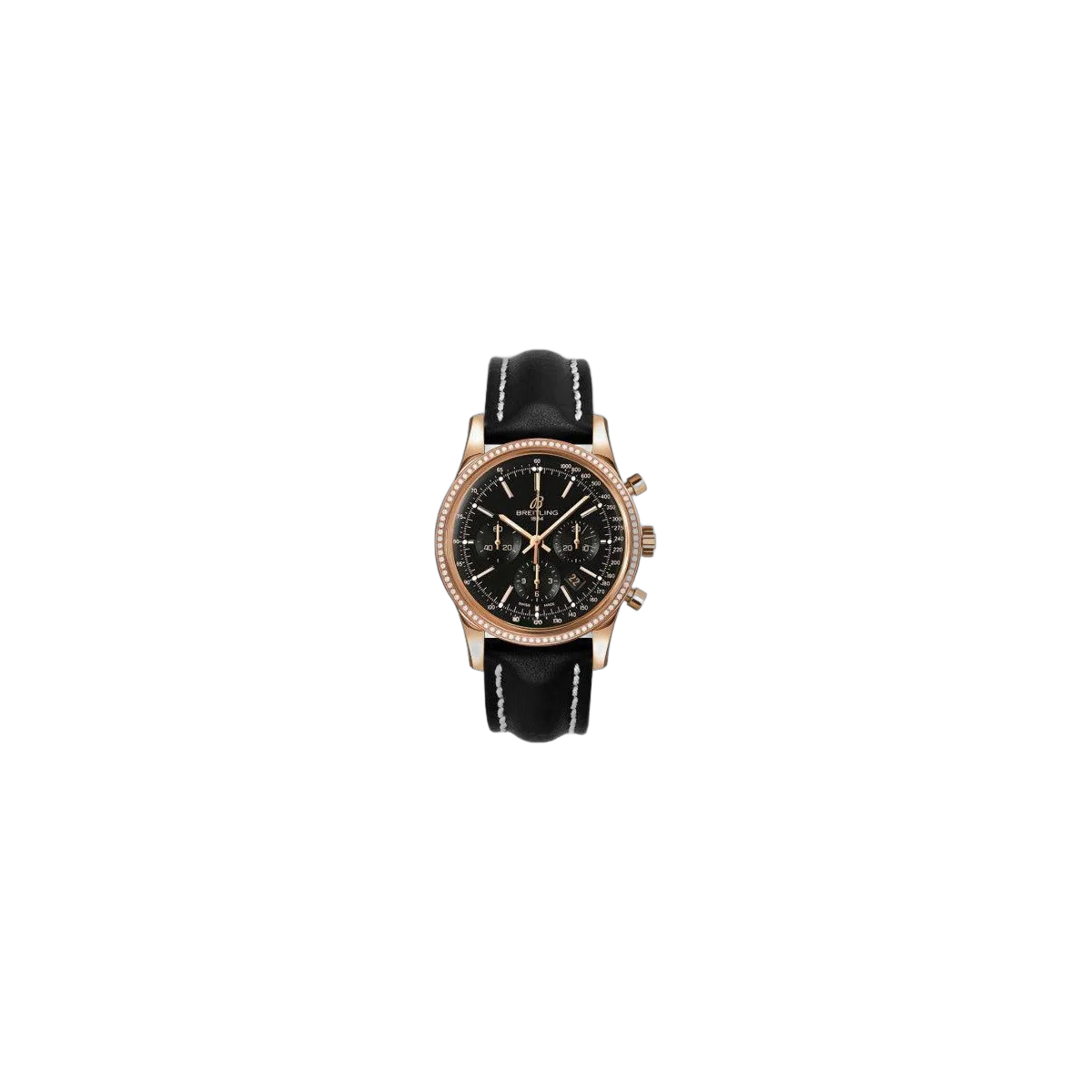 Breitling Transocean Chronograph 43Mm 18Kt Rose Gold Men's Watch