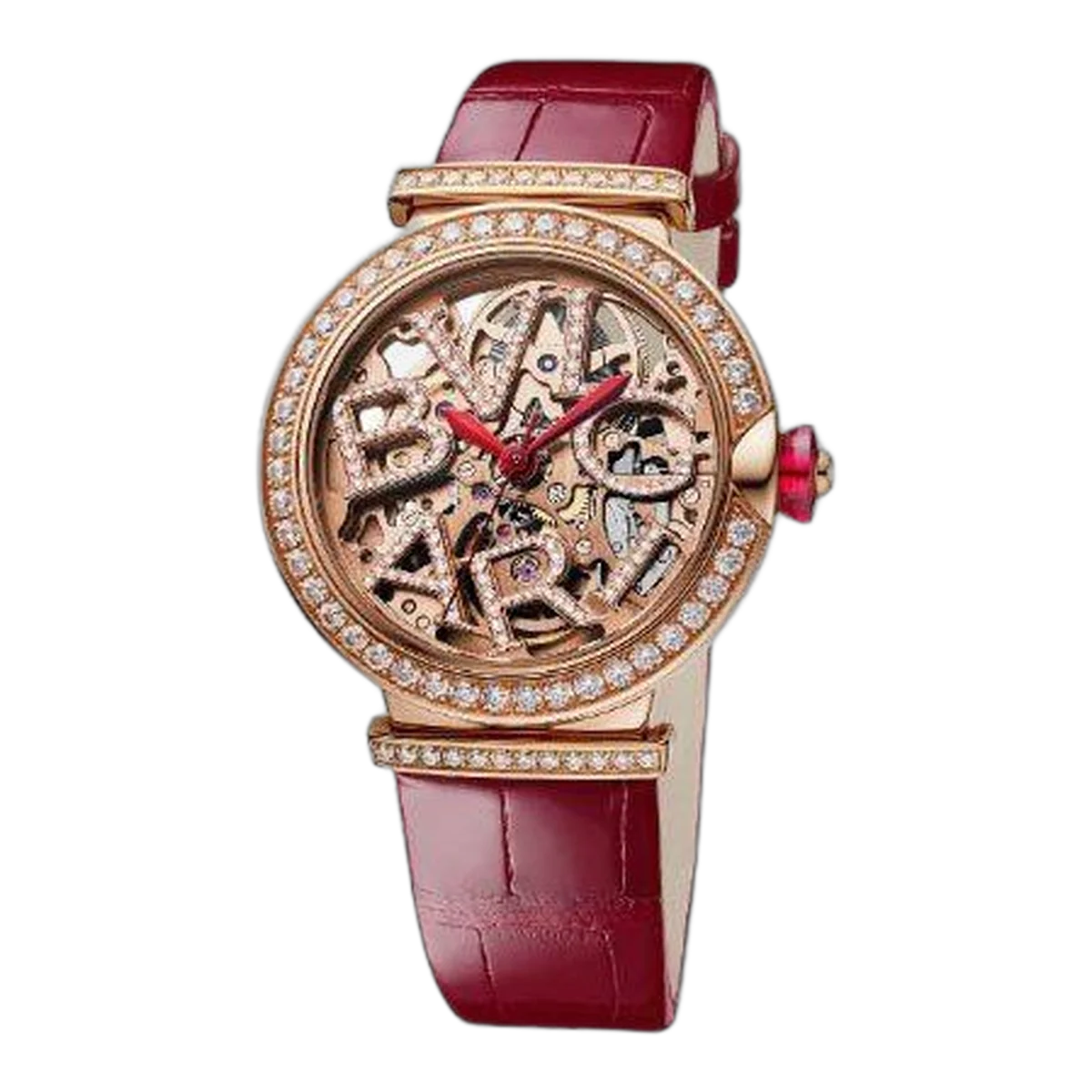 Bvlgari Lucea 33mm Damenarmbanduhr aus 18 Karat Roségold