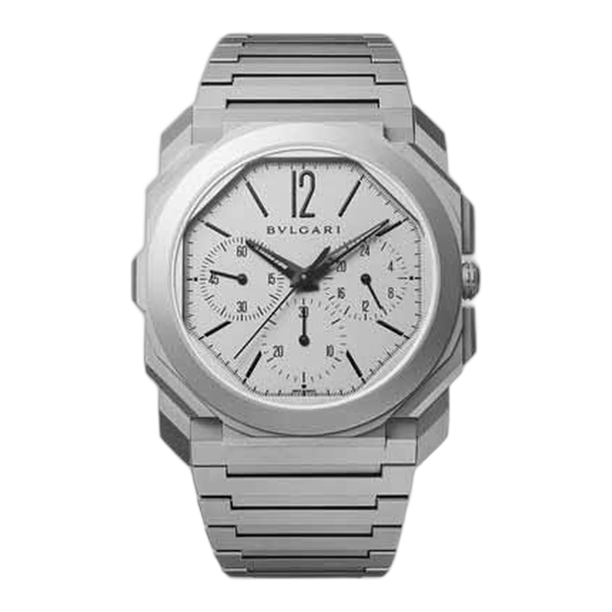 Bvlgari Octo Finissimo Chronograph Gmt 42Mm Titanium Men's Watch