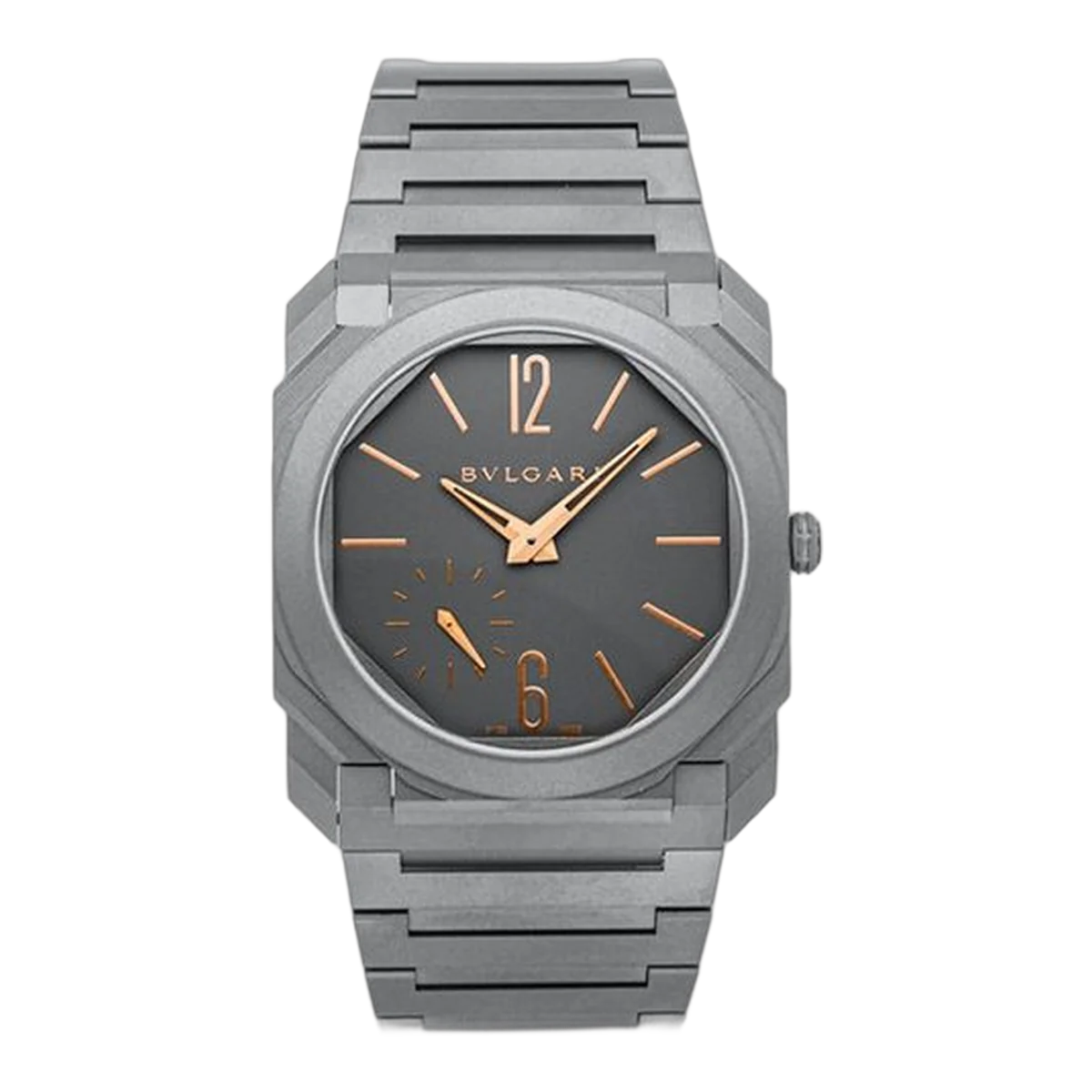 Bvlgari Octo Finissimo Extraflache 40mm Herrenuhr in Grau