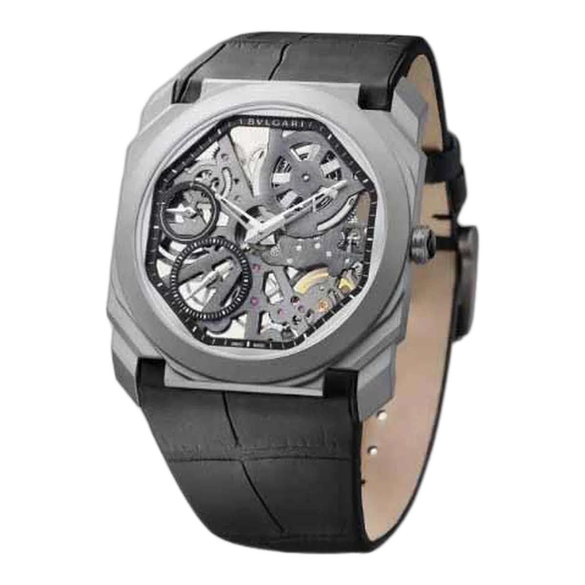 Bvlgari Octo Finissimo Squelette Titanium 40Mm Grey Dial Men's Watch