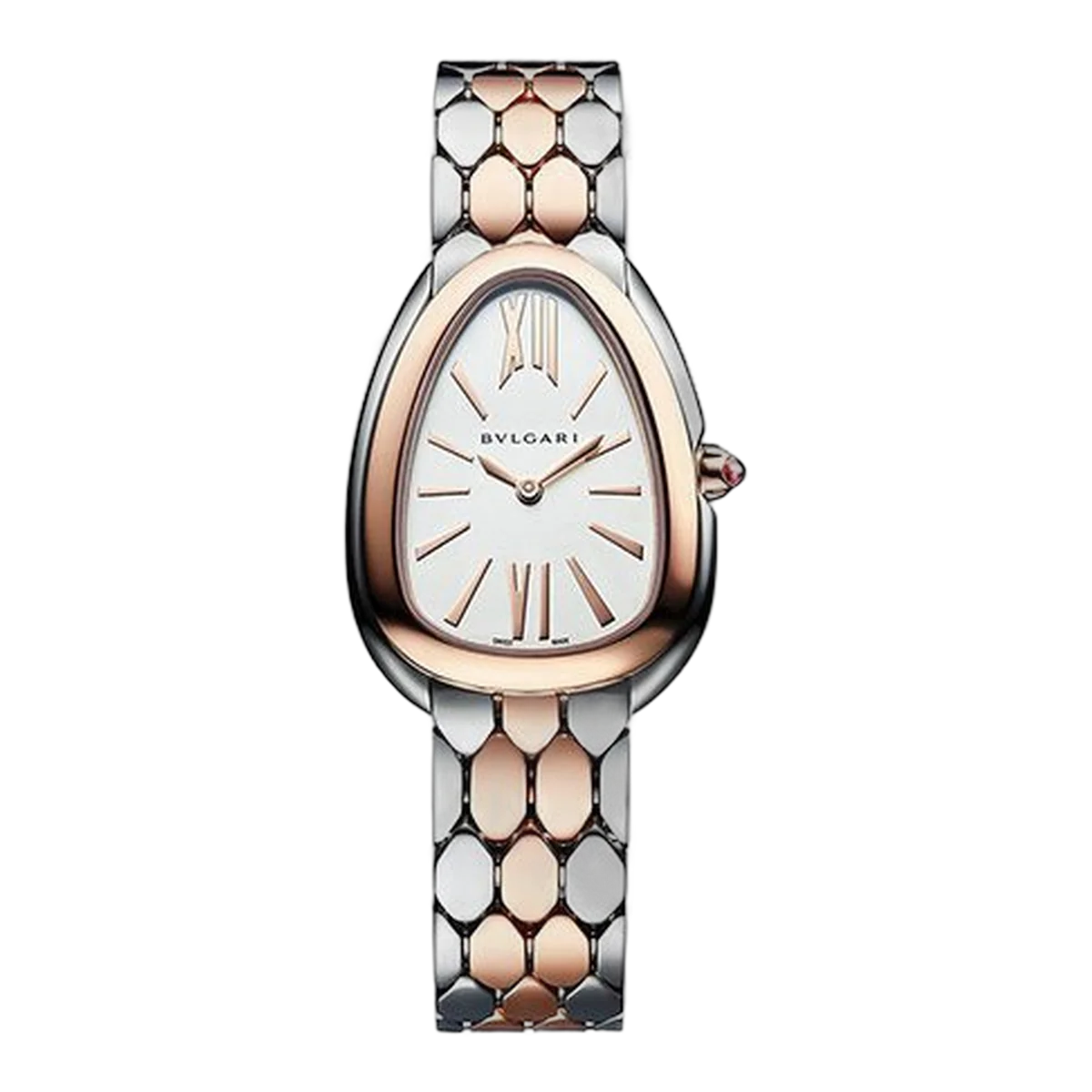 Bvlgari Serpenti Seduttori Quartz Silver Dial Ladies Watch