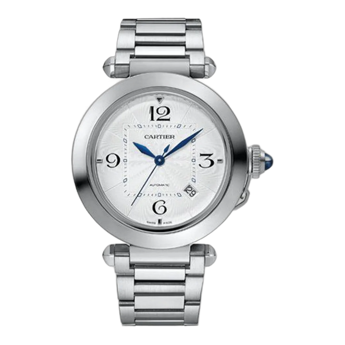 Cartier Pasha De Cartier 41Mm Stainless Steel Men's Watch